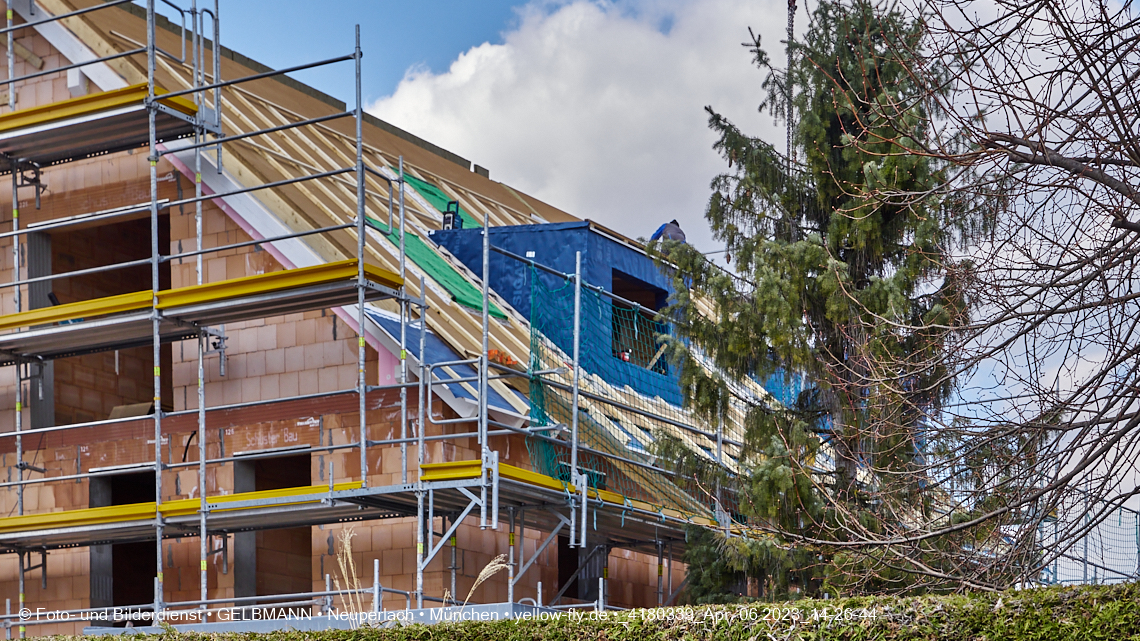 06.04.2023 - Baustelle Niederalmstraße 16 in Neuperlach